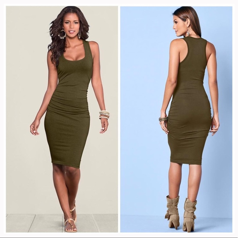 VENUS Ruched BodyCon Dress